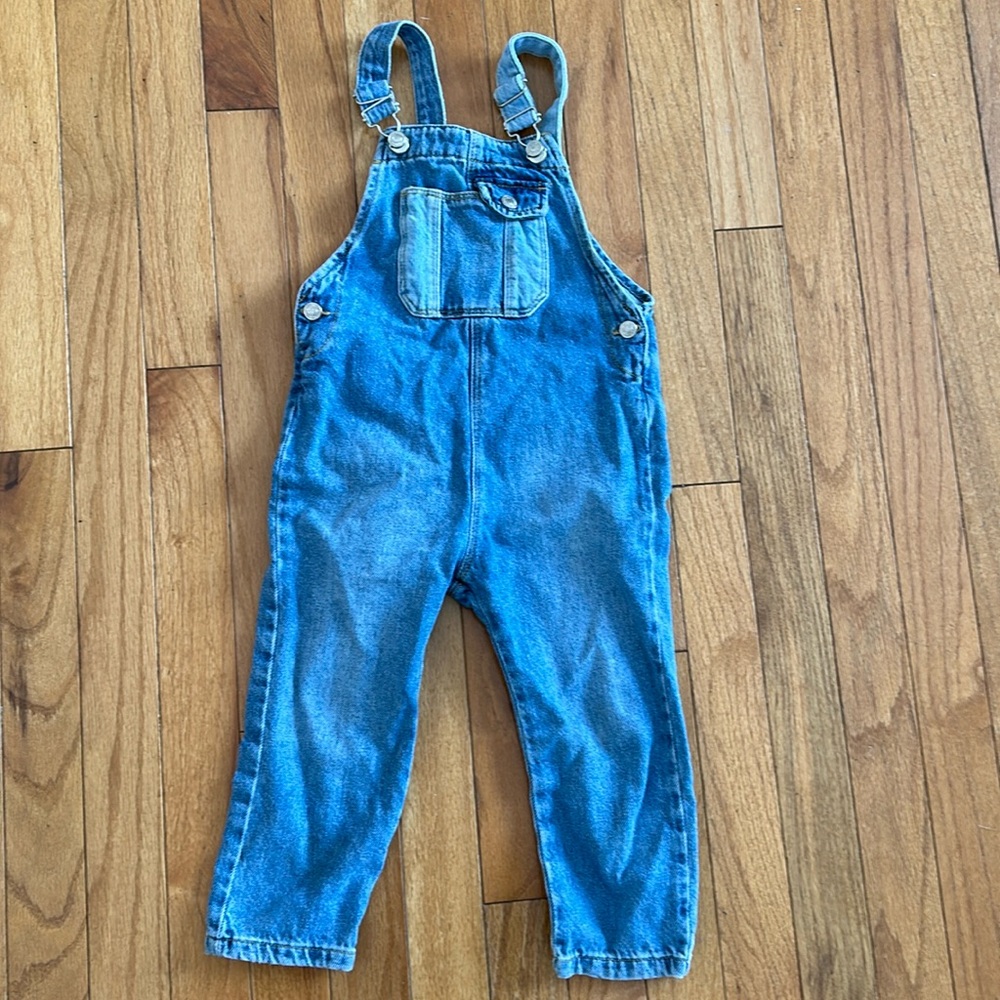 Zara denim overalls size 2-3 years